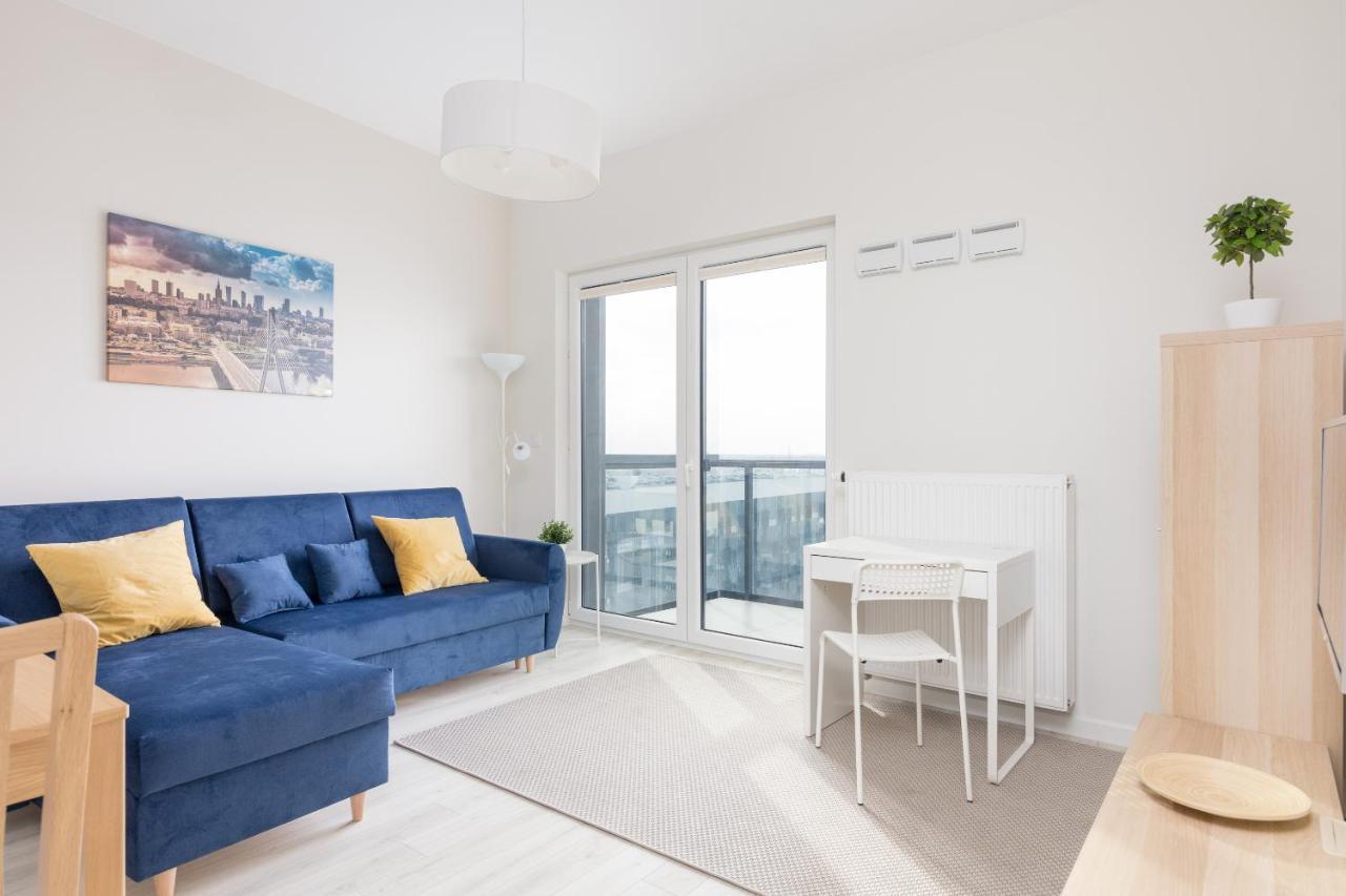Wola Chic Blue Apartment Warsaw Exterior photo
