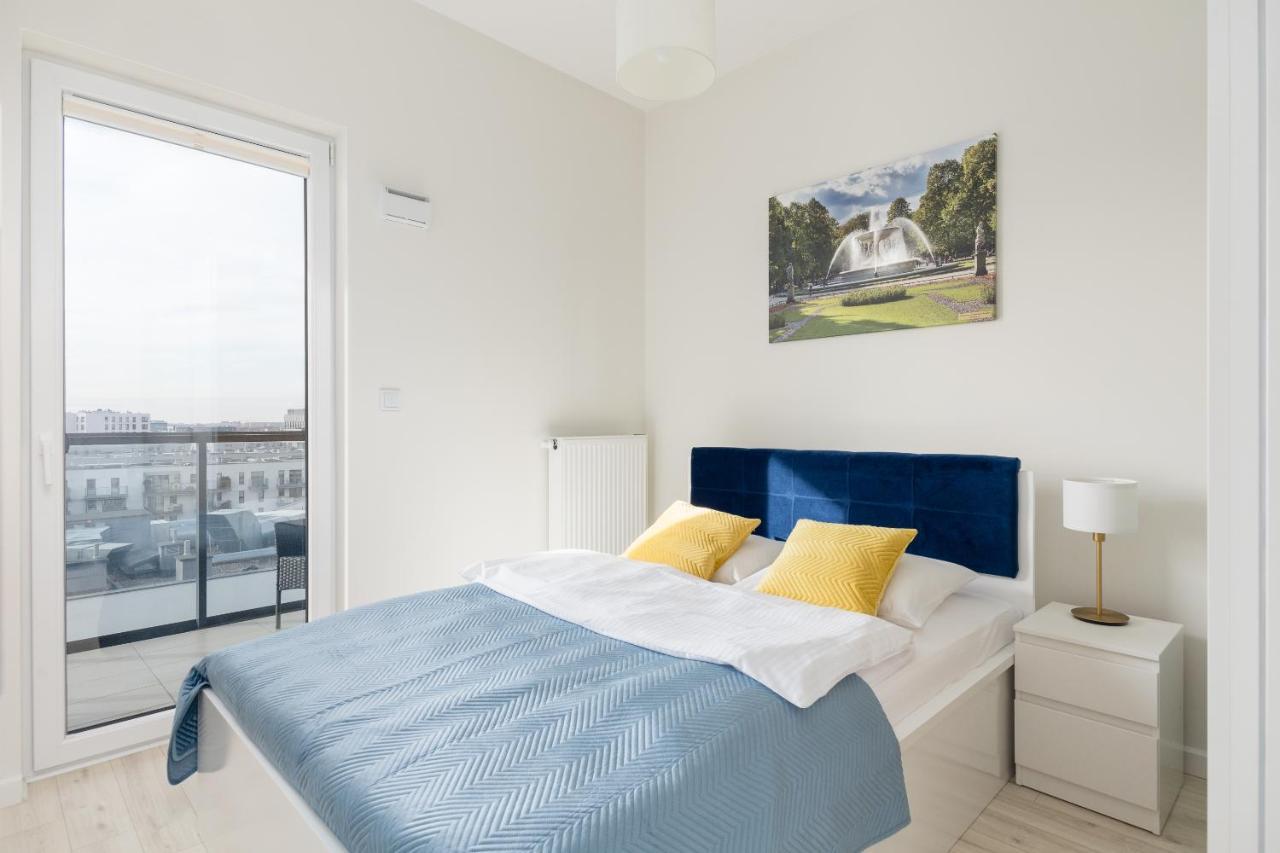 Wola Chic Blue Apartment Warsaw Exterior photo