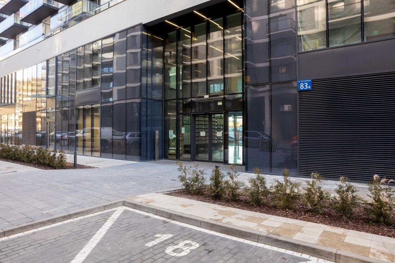 Wola Chic Blue Apartment Warsaw Exterior photo